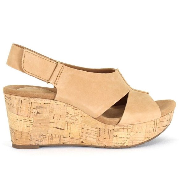 Clarks Women's Caslynn Lizzie Wedge Sandal - Picture 5 of 9